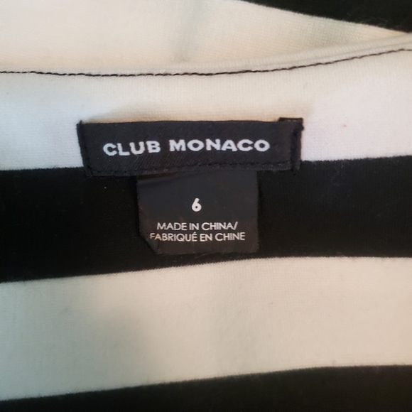 Club Monaco Haley Striped Shift Dress - Picture 9 of 9